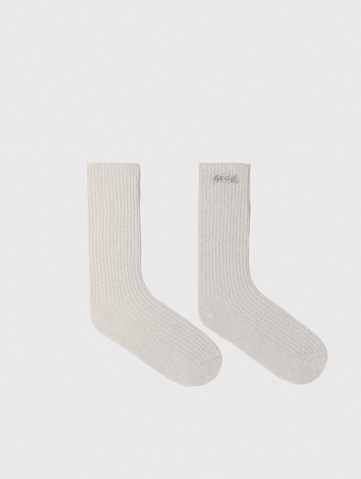 Calcetines de lurex