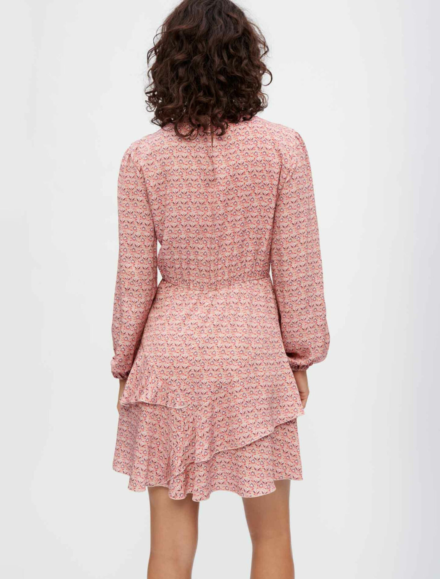 Vestido estampado de viscosa