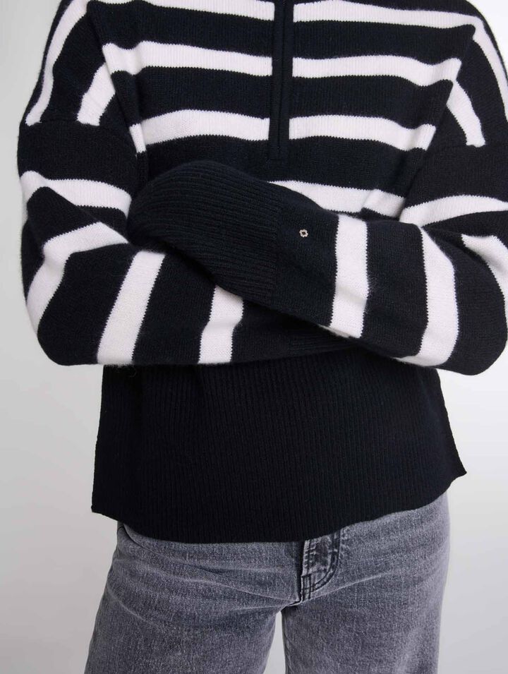Jersey de cuello alto con