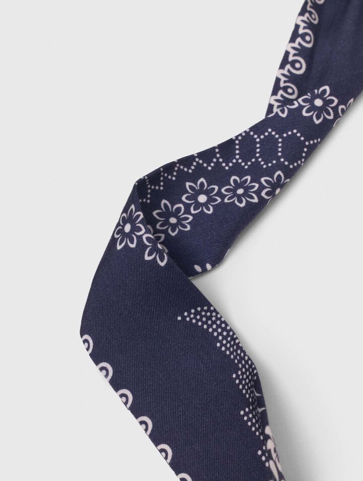 Coletero estampado con twill