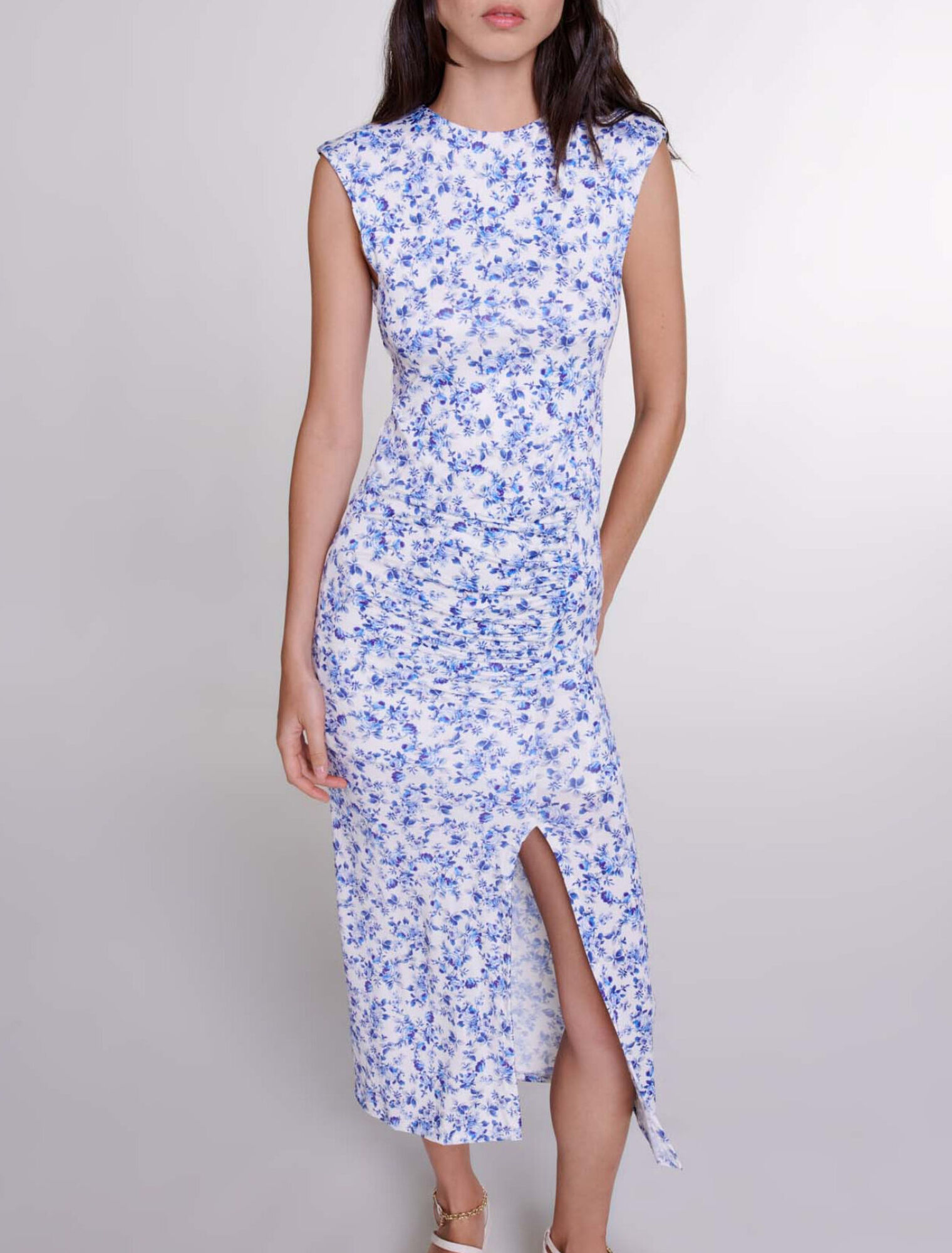 Vestido largo estampado