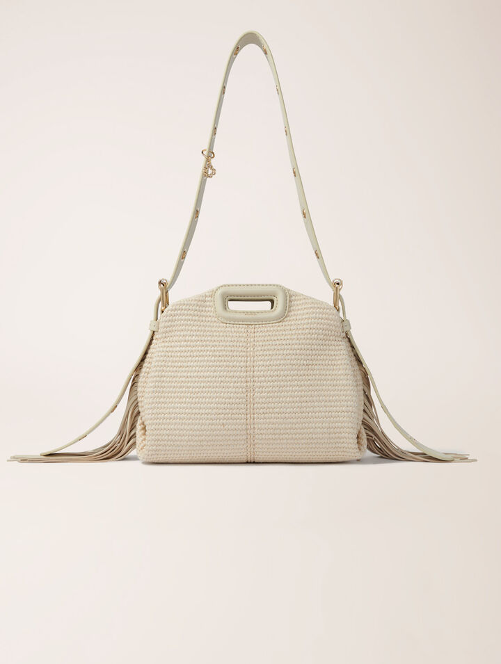 Bolso Miss M Mini efecto rafia
