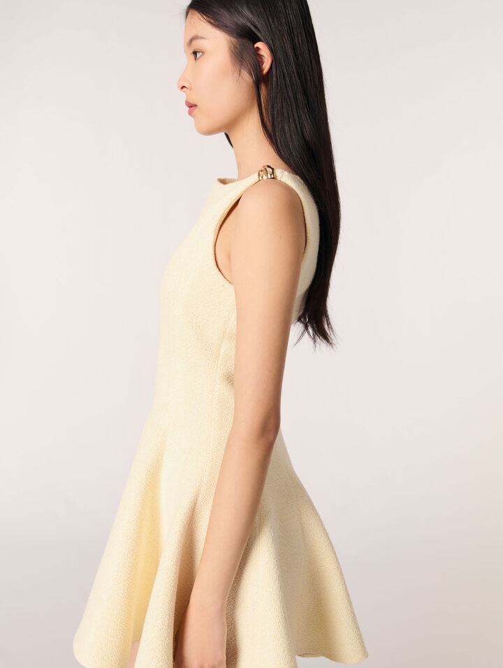 Vestido corto de tweed