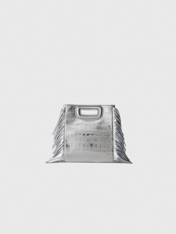 Bolso M Mini de piel de cocodrilo