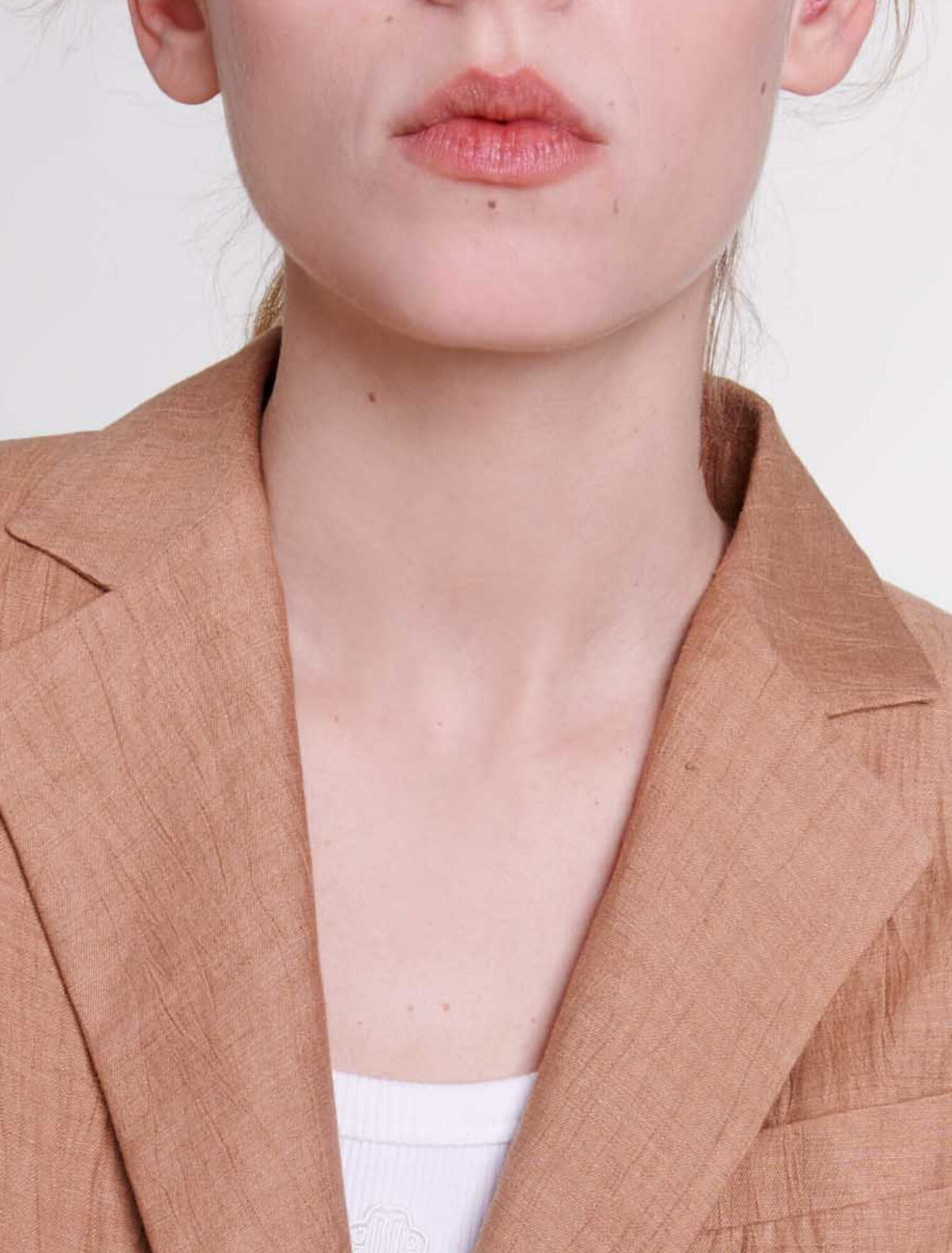 Chaqueta de traje de lino