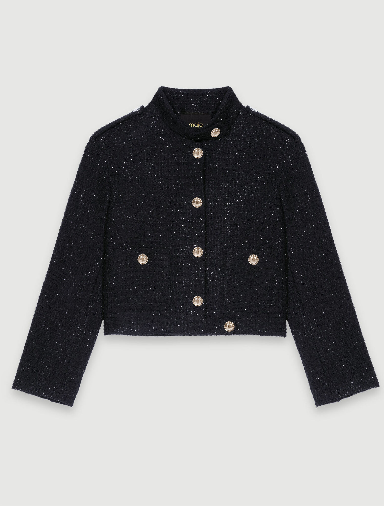 Chaqueta corta de tweed