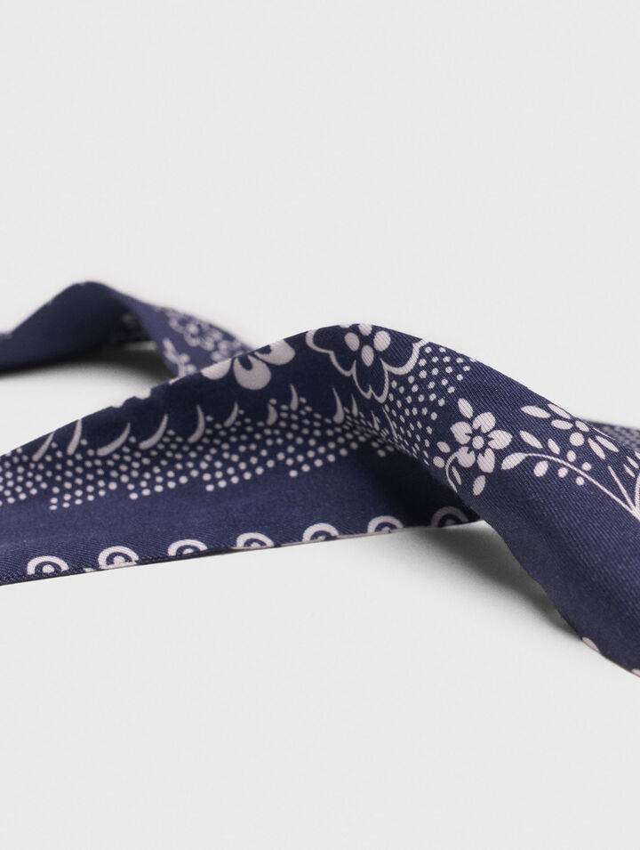 Coletero estampado con twill