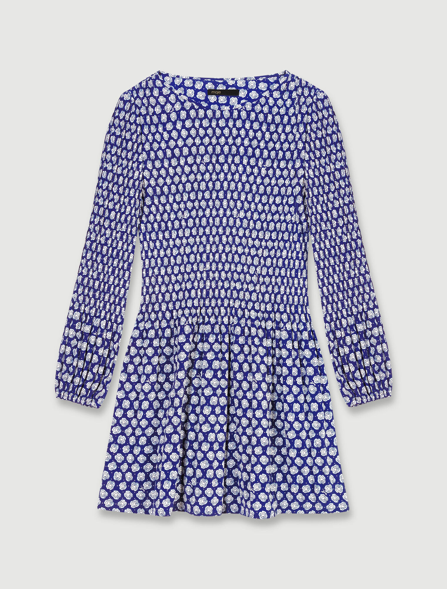 Vestido corto de flores