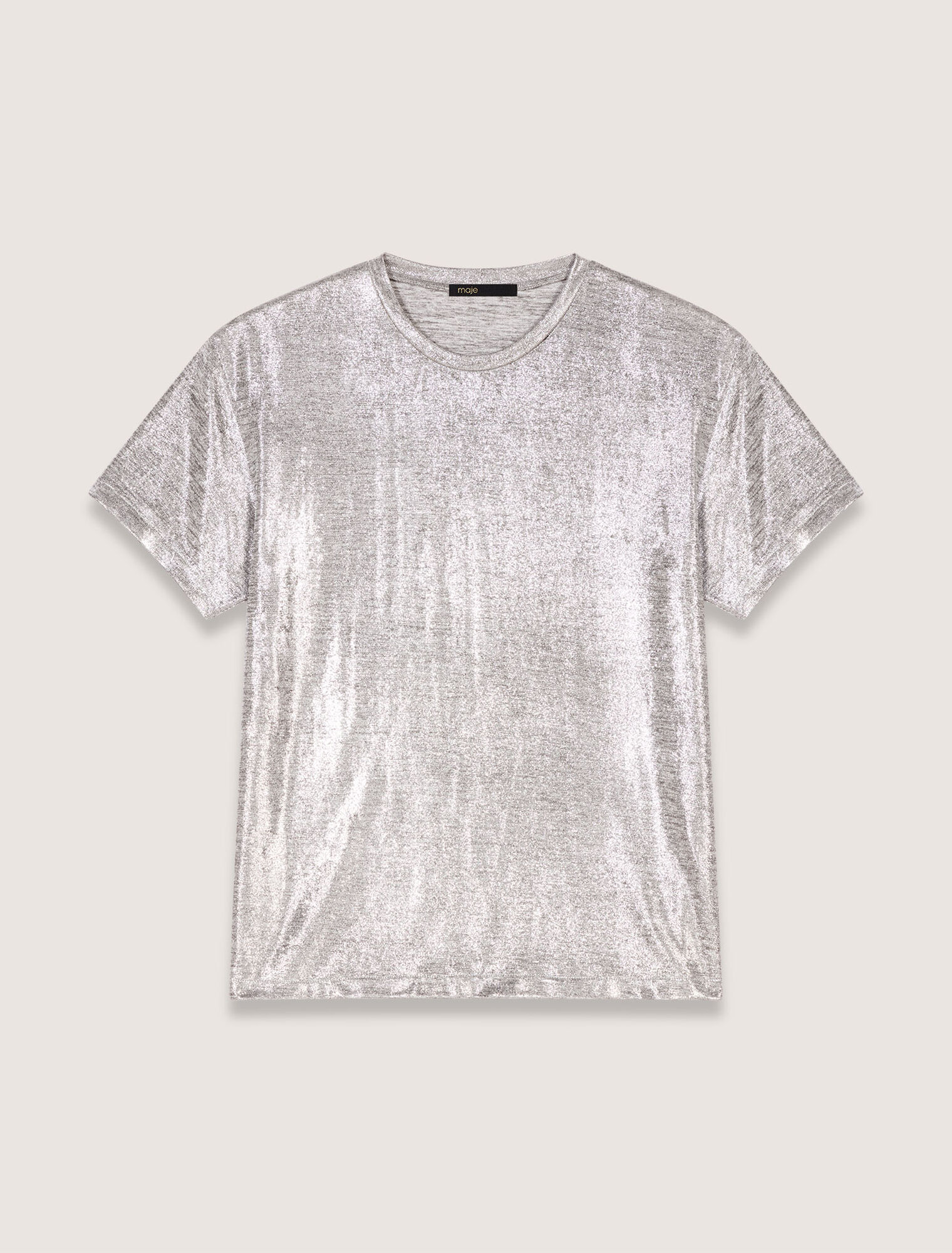 Camiseta de lamé