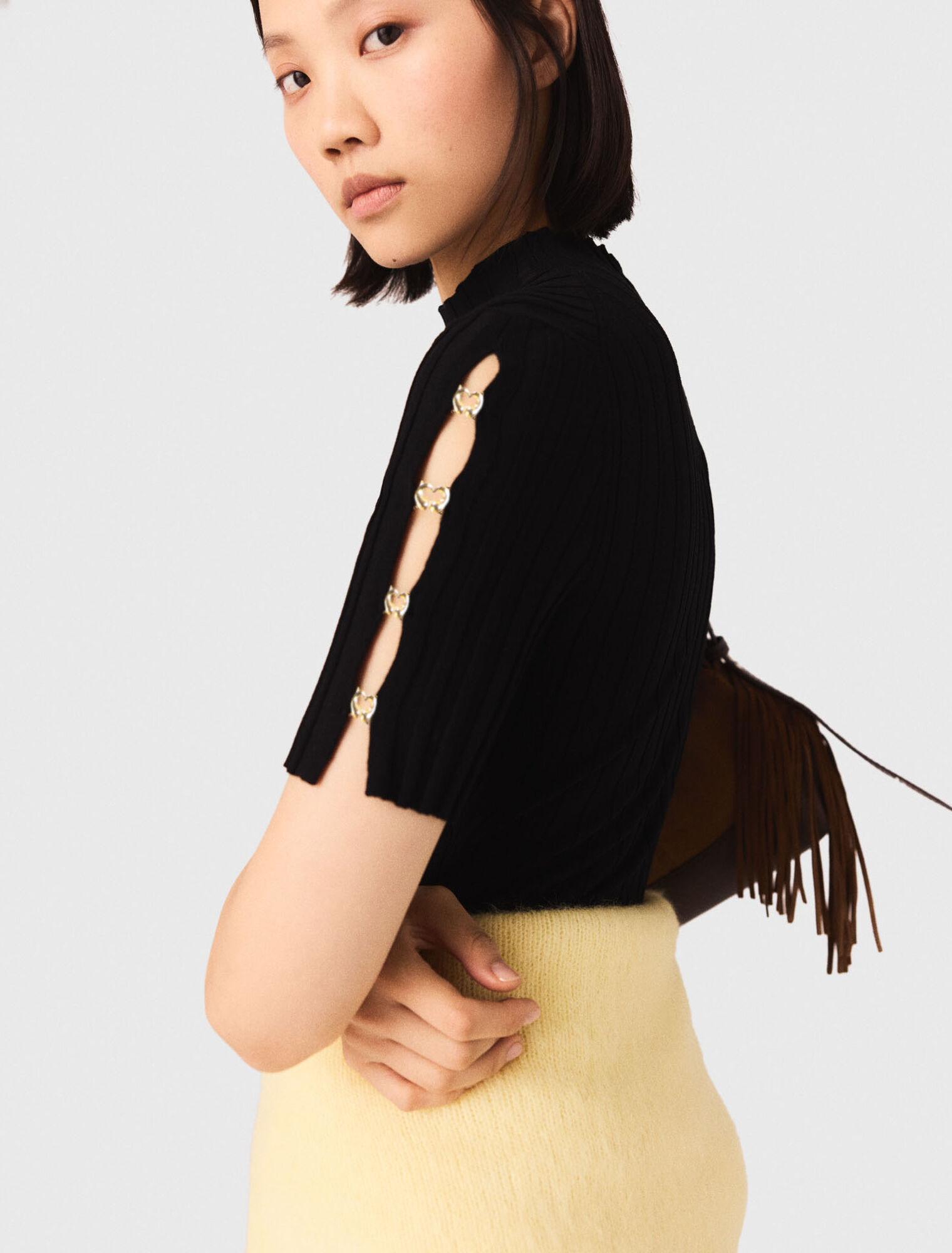 Vestido corto de punto