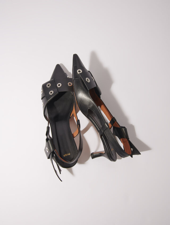 Tacones de punta fina