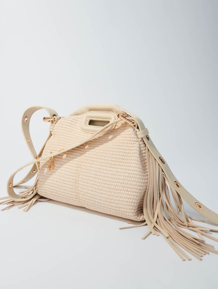 Bolso Miss M Mini efecto rafia