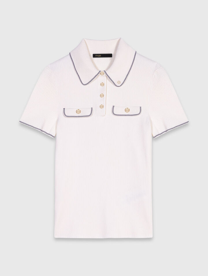 Polo de manga corta