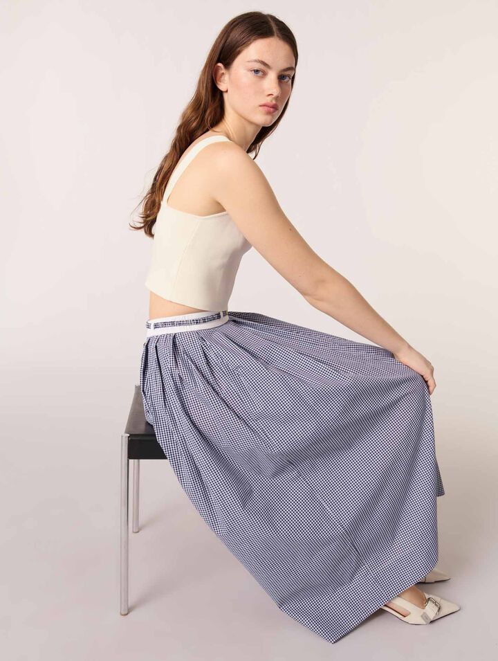 Crop top de punto