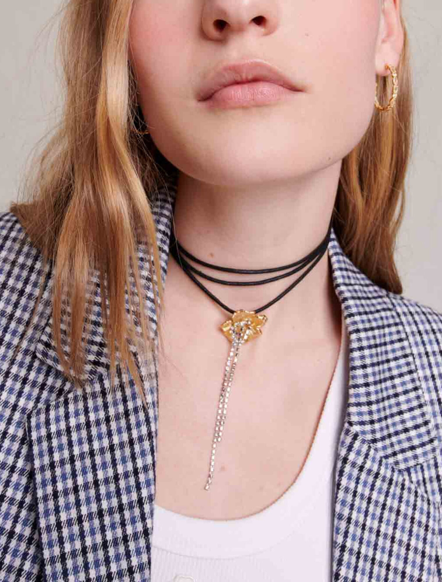 Chaqueta de traje a cuadros