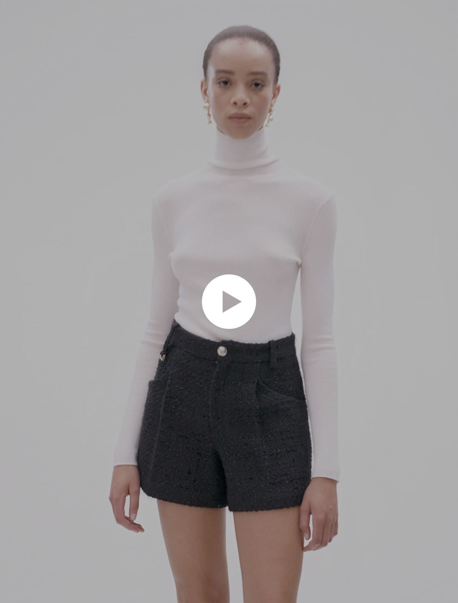 Short de tweed