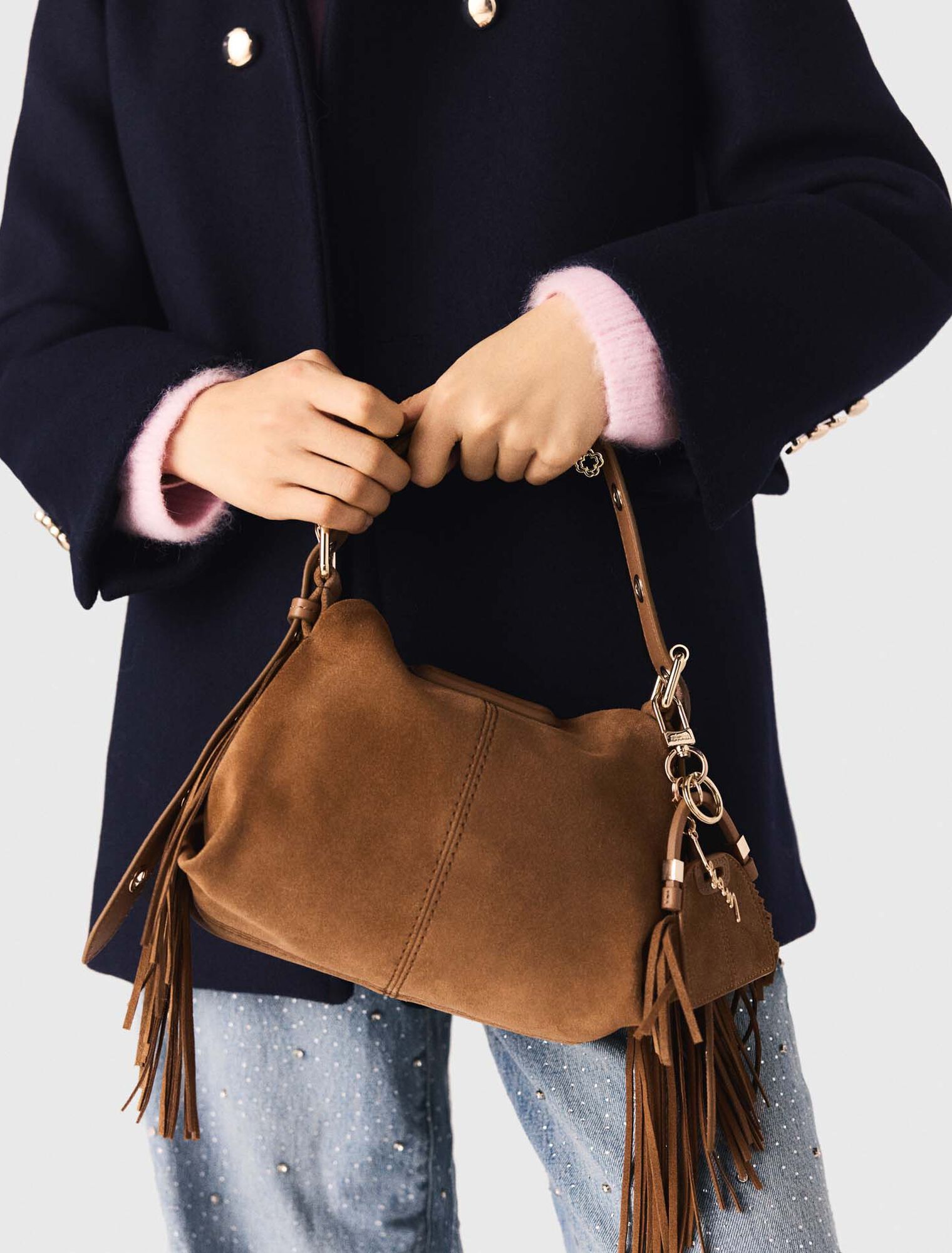 Bolso Miss M mini de ante