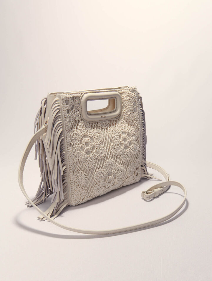 Bolso M de ganchillo