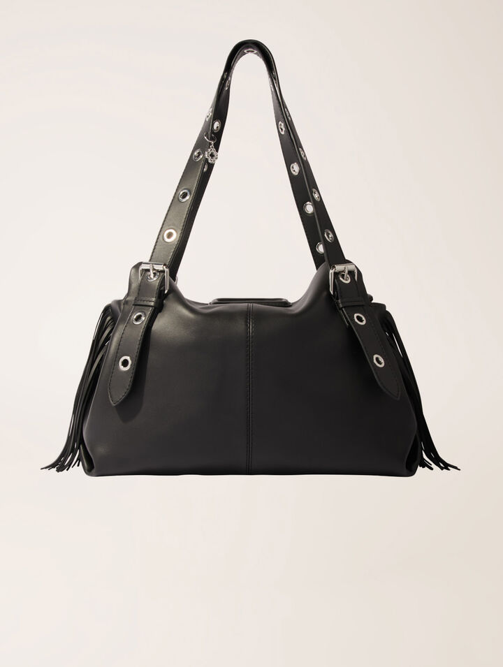 Bolso Miss M XL de cuero liso