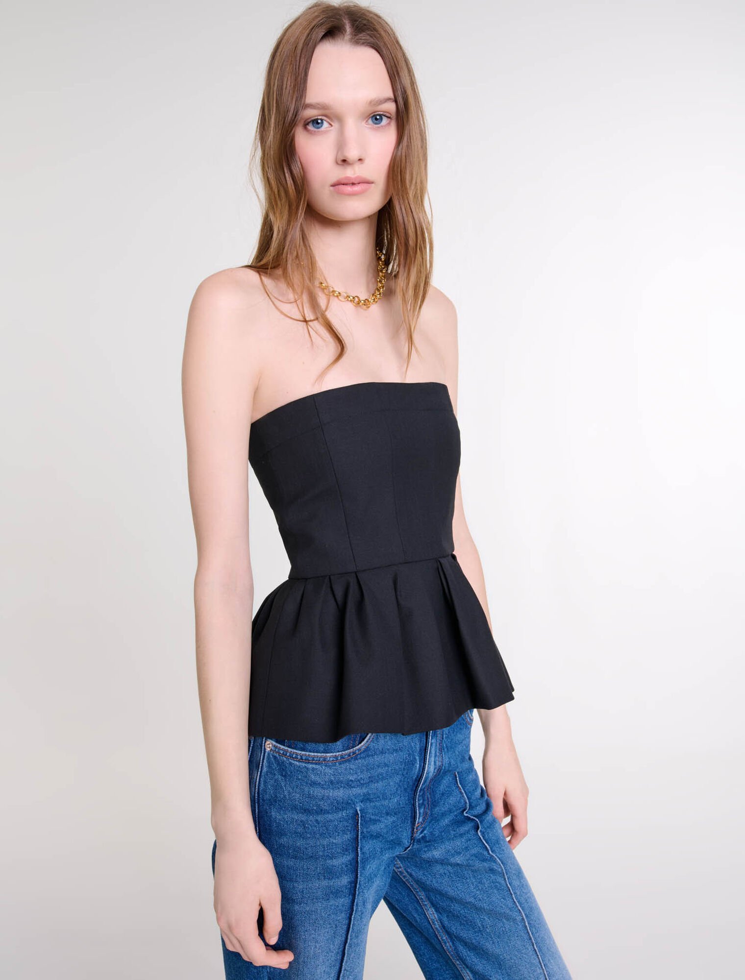 Top corpiño con faldón