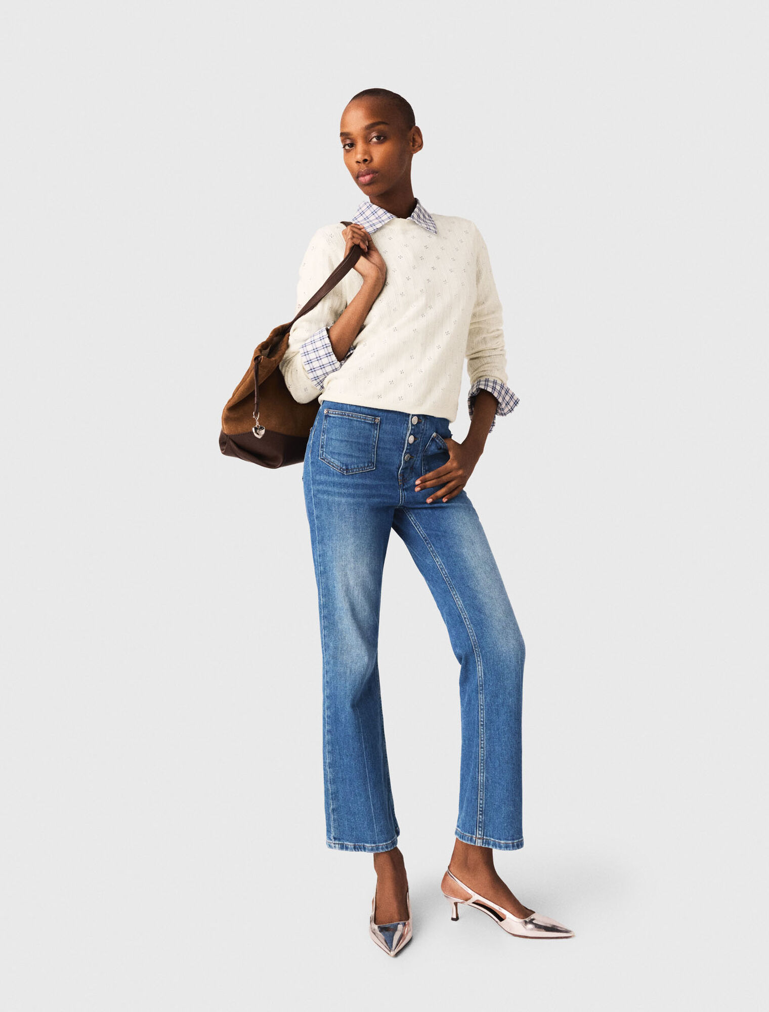 Vaqueros denim con bolsillos