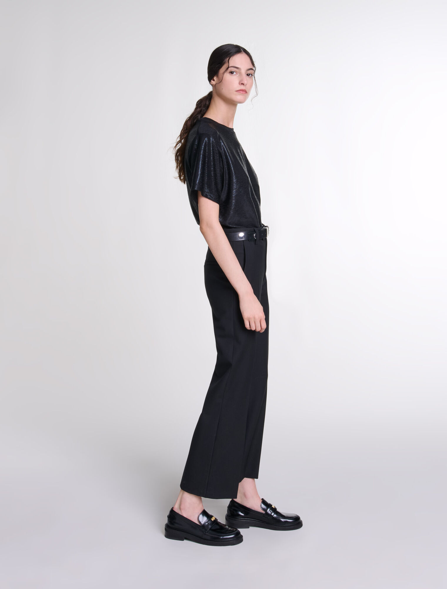 Camiseta de lamé