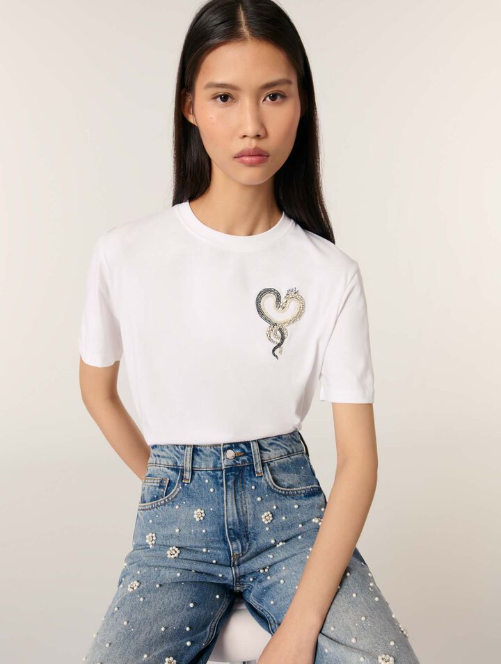 Camiseta bordada