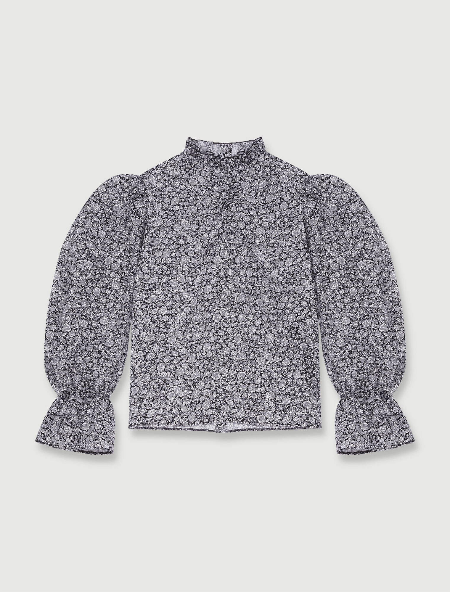 Blusa con estampado floral