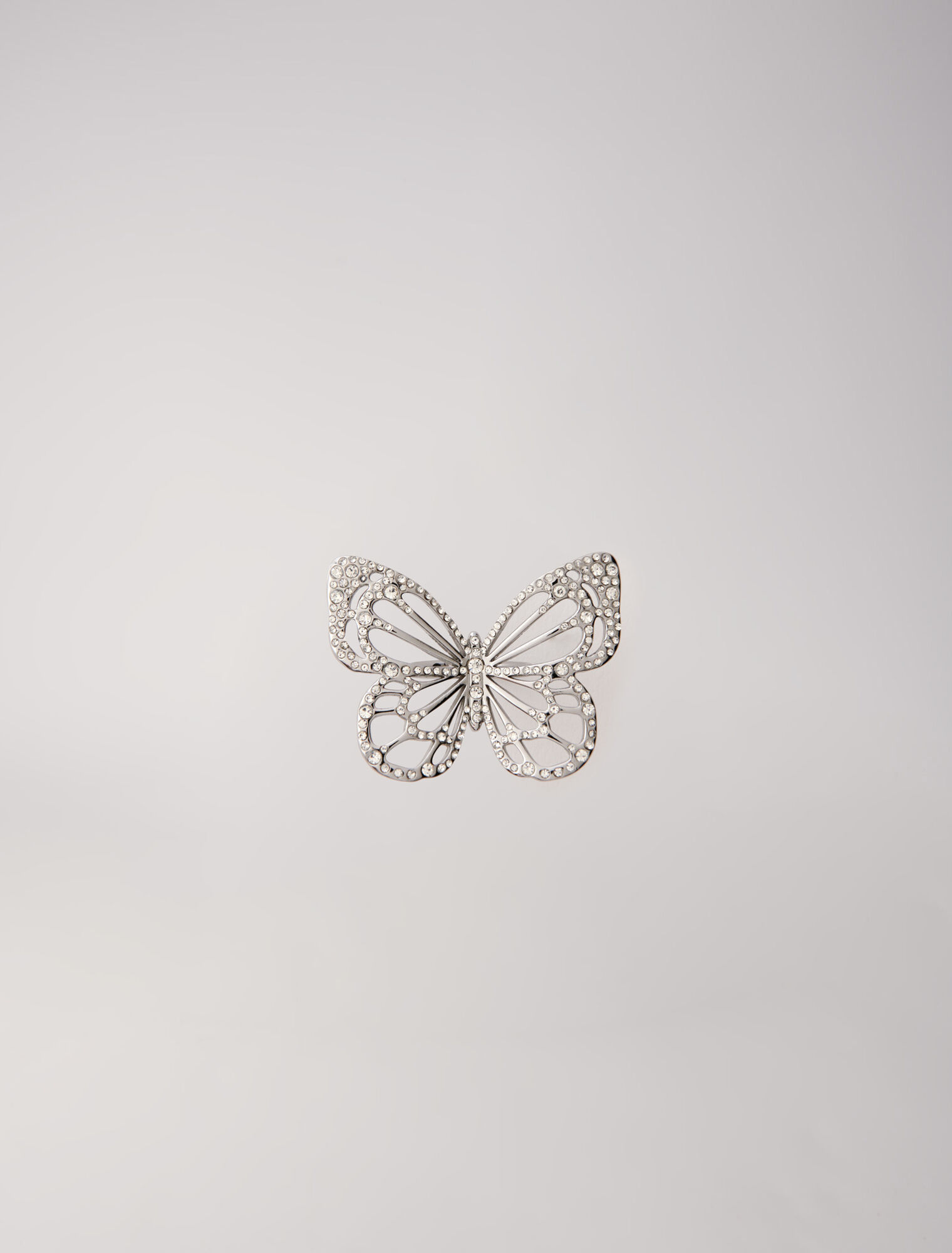 Anillo mariposa con strass