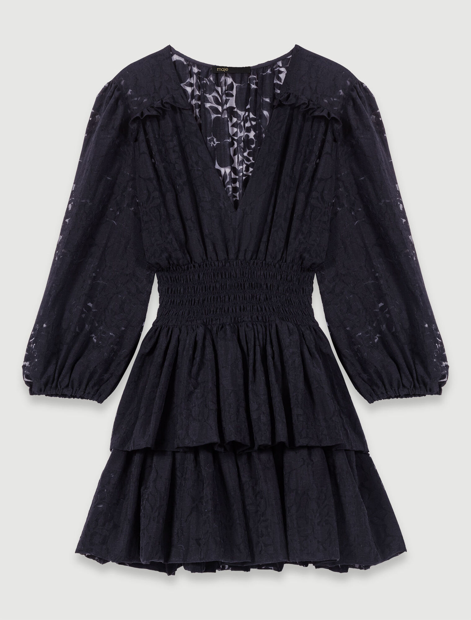Vestido trampantojo con motivo