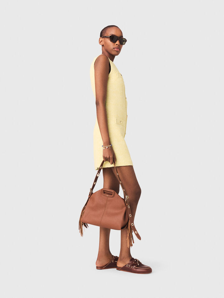 Vestido corto de tweed