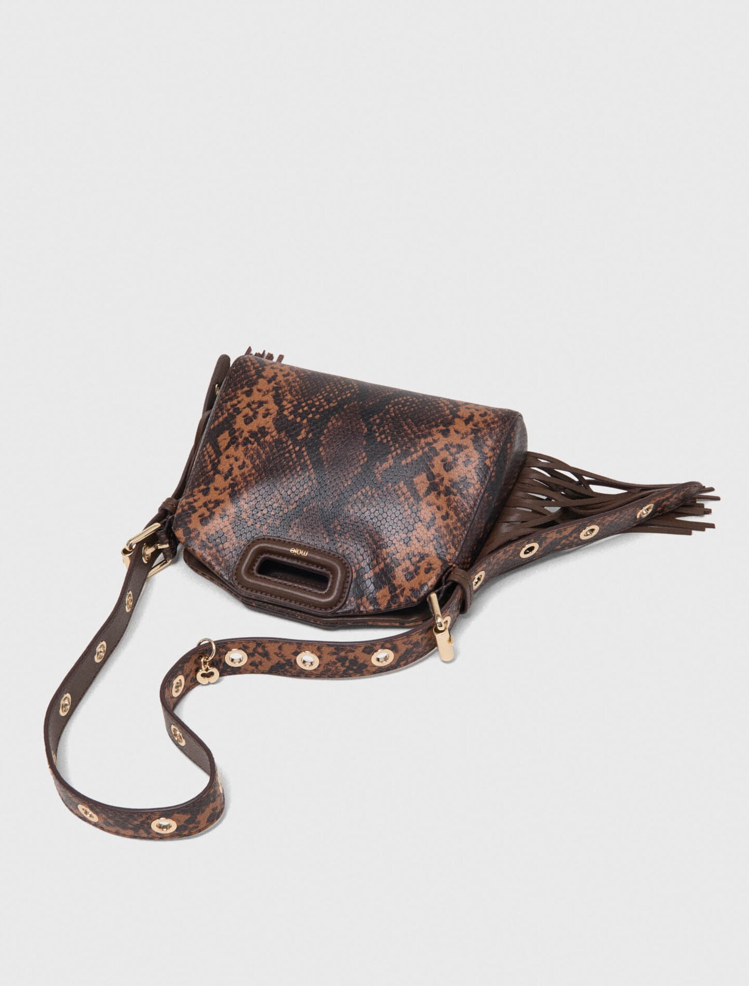 Bolso Miss M mini repujado de pit&oacute;n