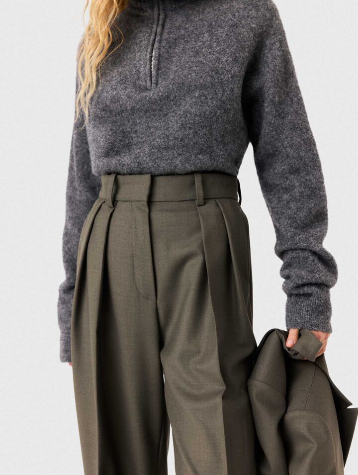 Pantal&oacute;n sastre ancho con pinzas