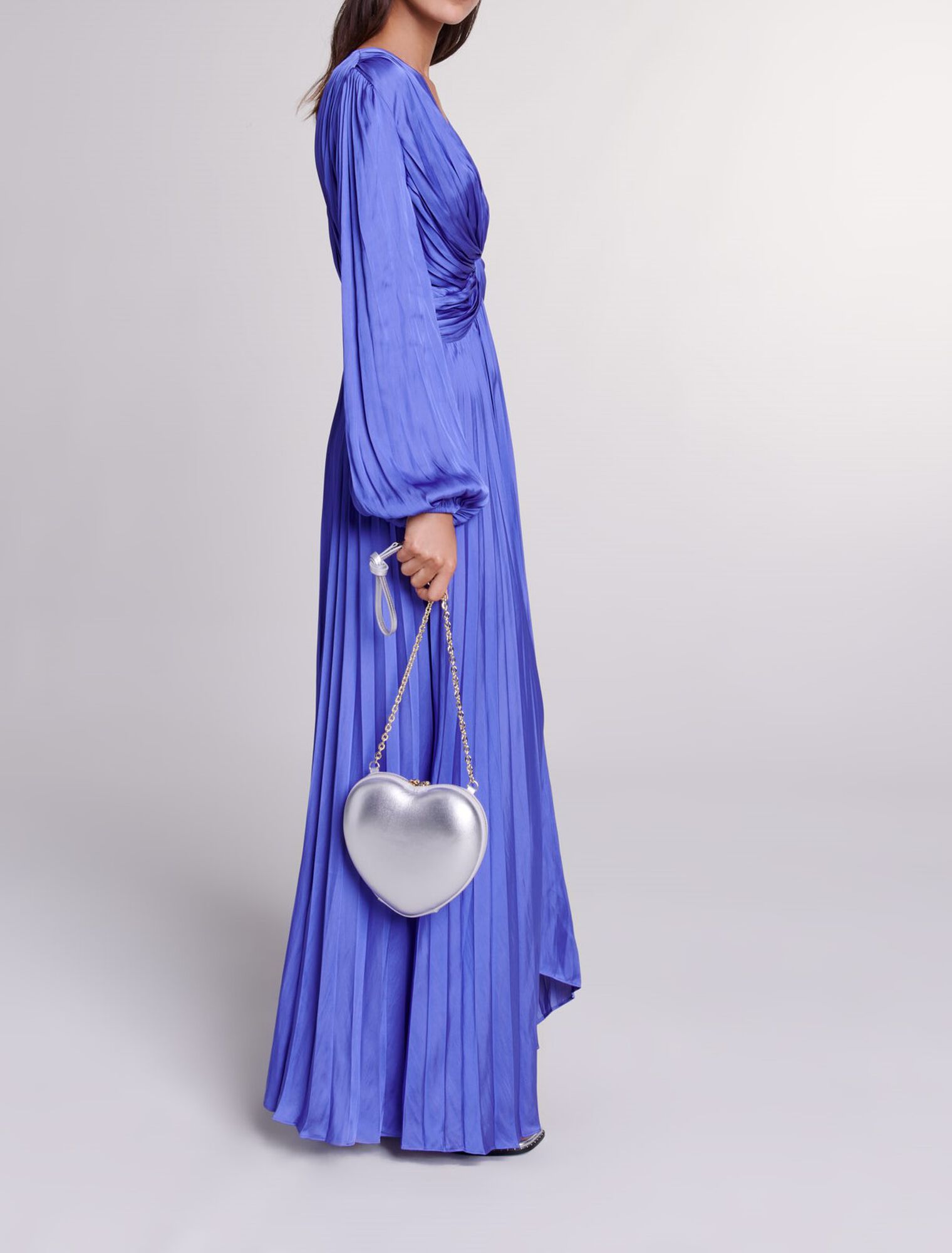 Bolso de corazón de cuero