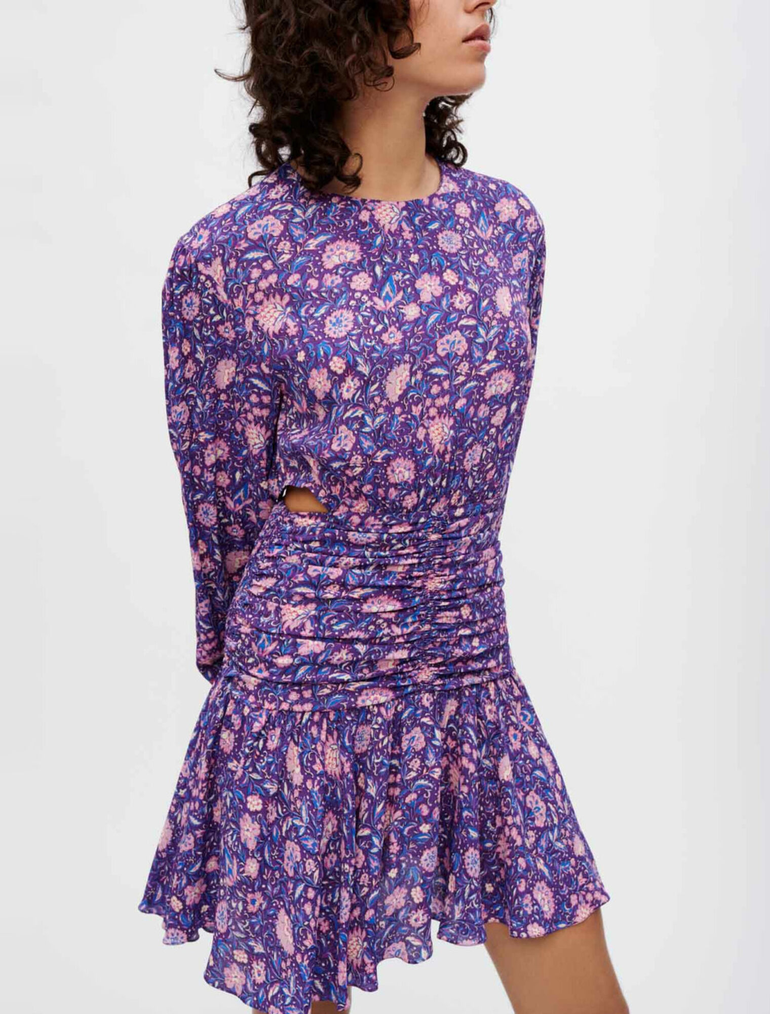 Vestido de viscosa estampado Dahlia