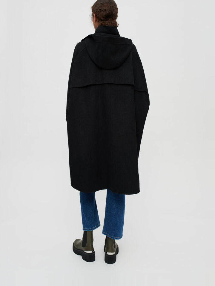 Abrigo oversize doble faz