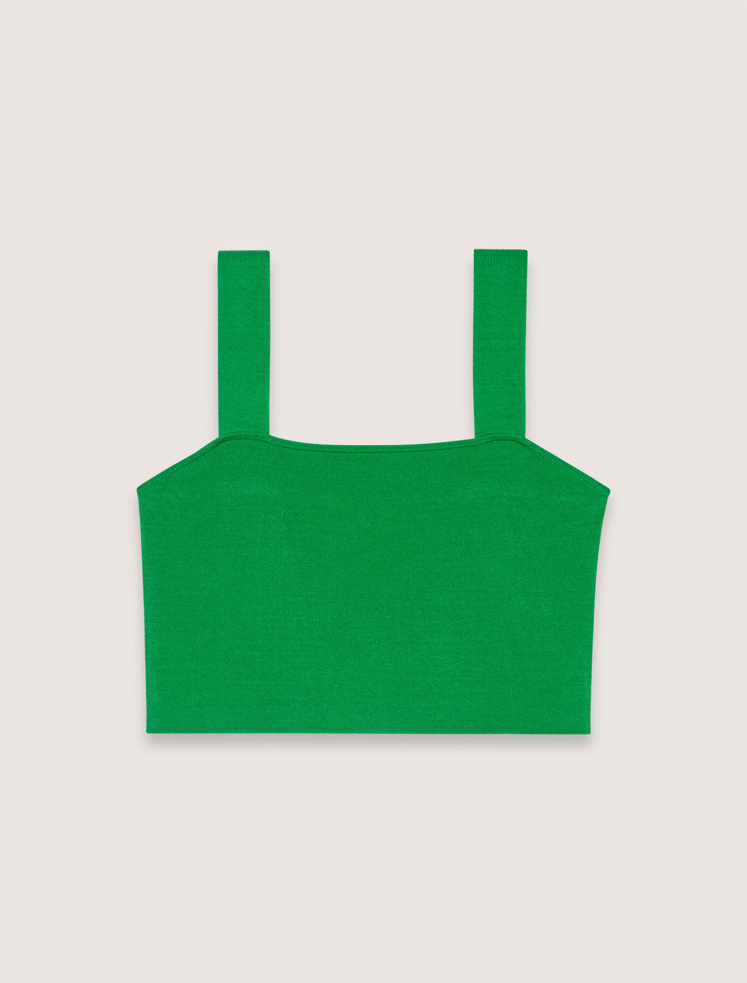 Crop top de punto