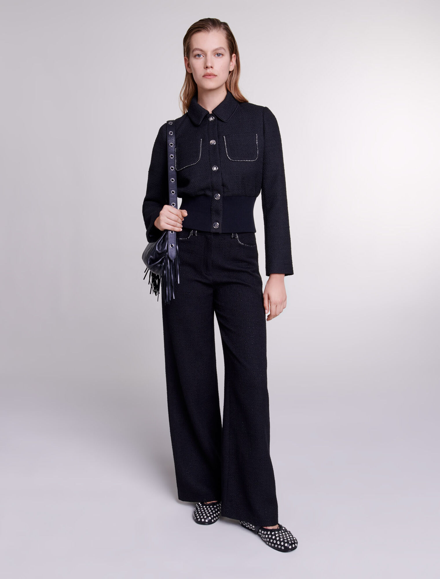 Cazadora de tweed