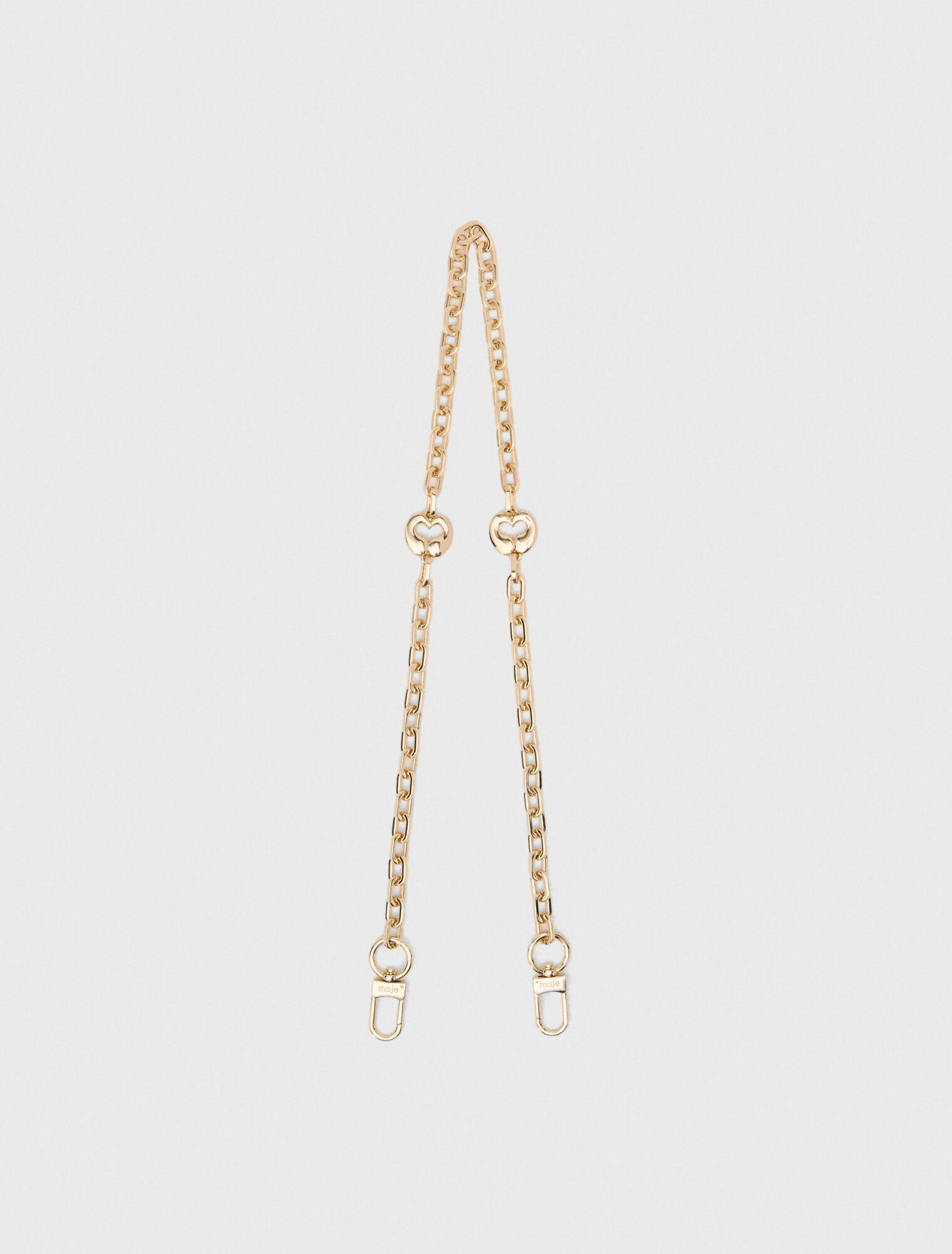 Bandolera de cadena corta de metal