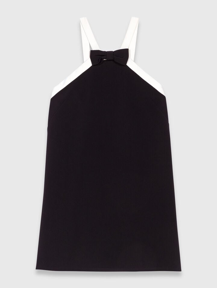 Vestido esmoquin de crepé pesado