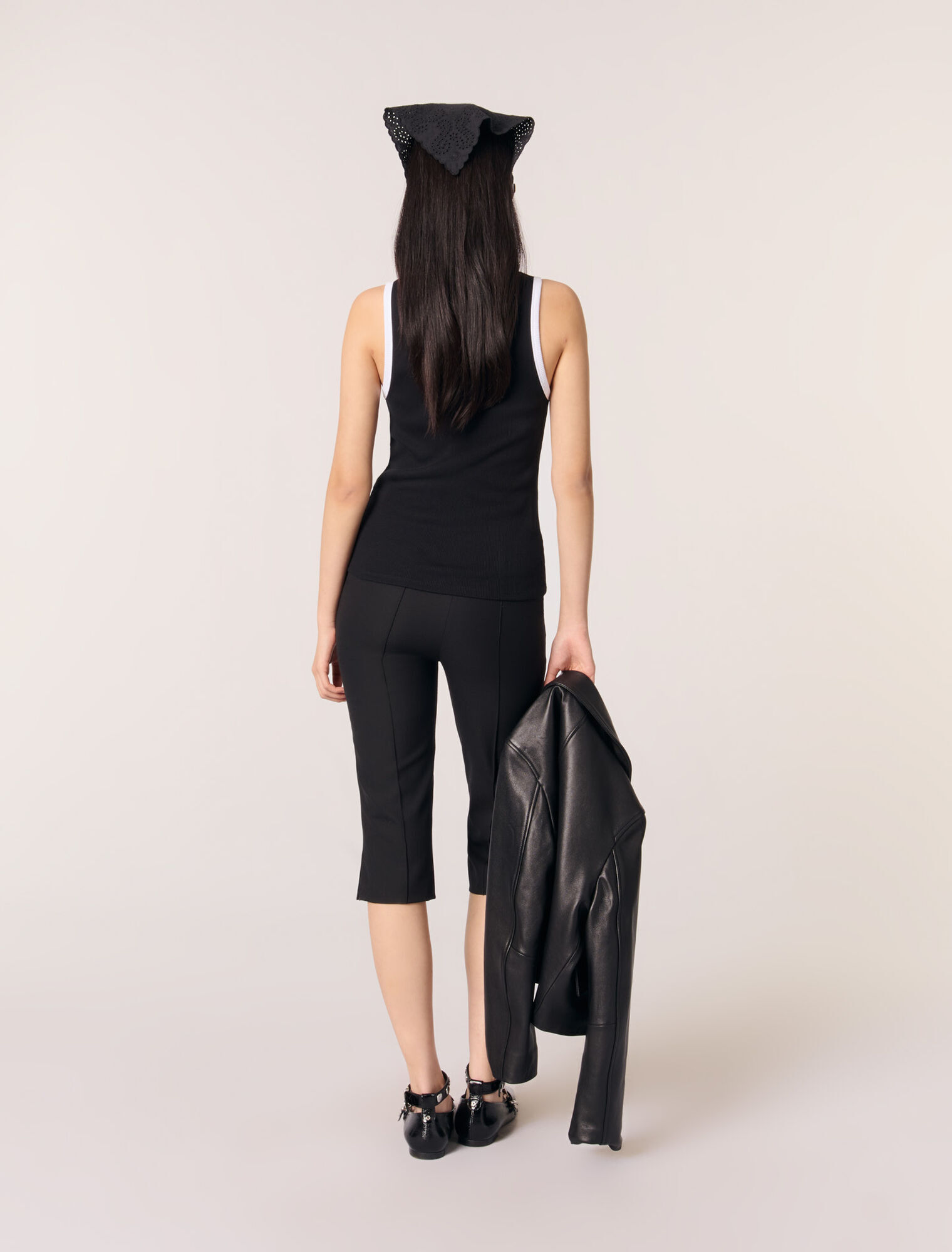 Camiseta de tirantes acanalada