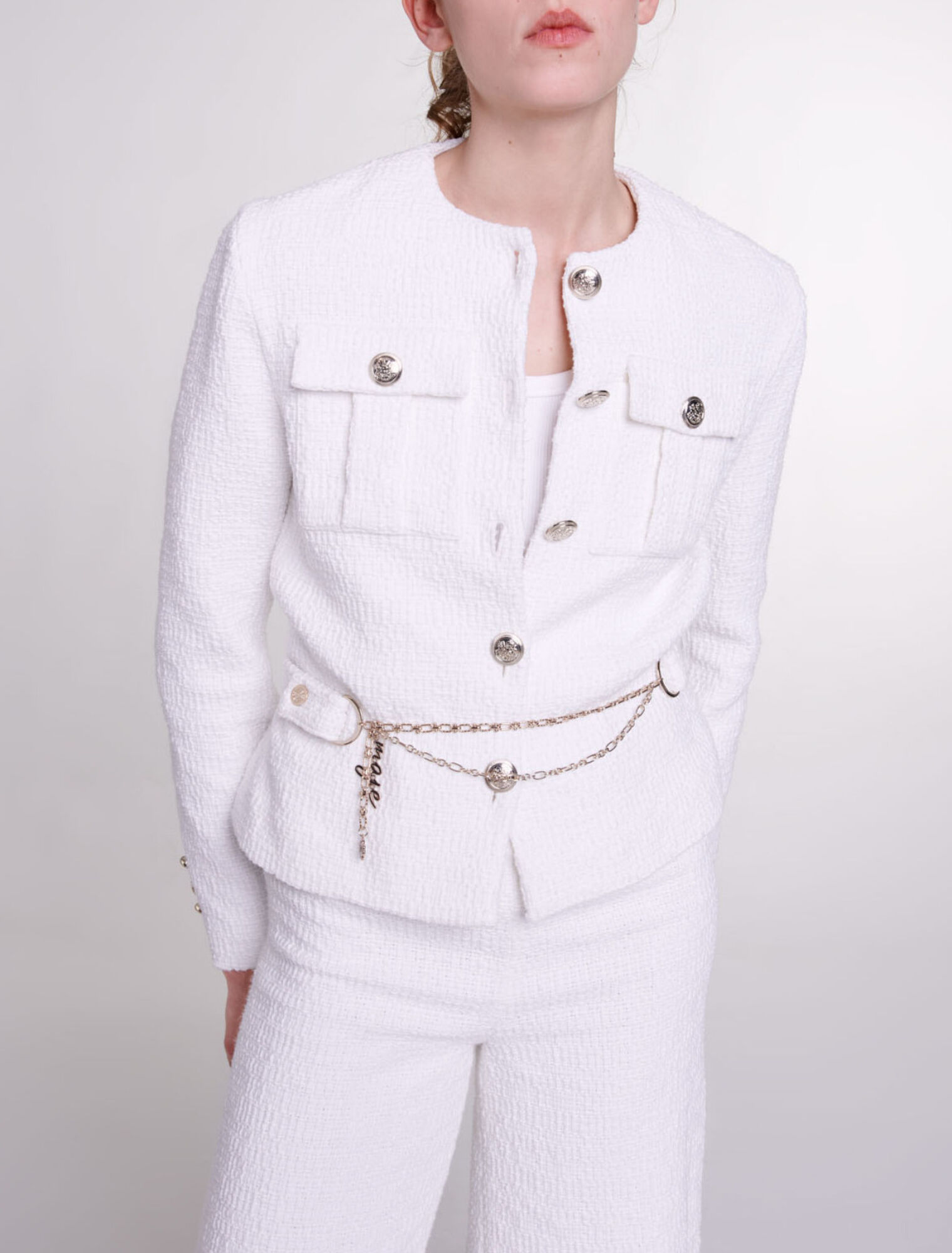 Chaqueta de tweed