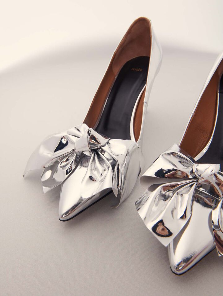 Zapatos de tacón de piel