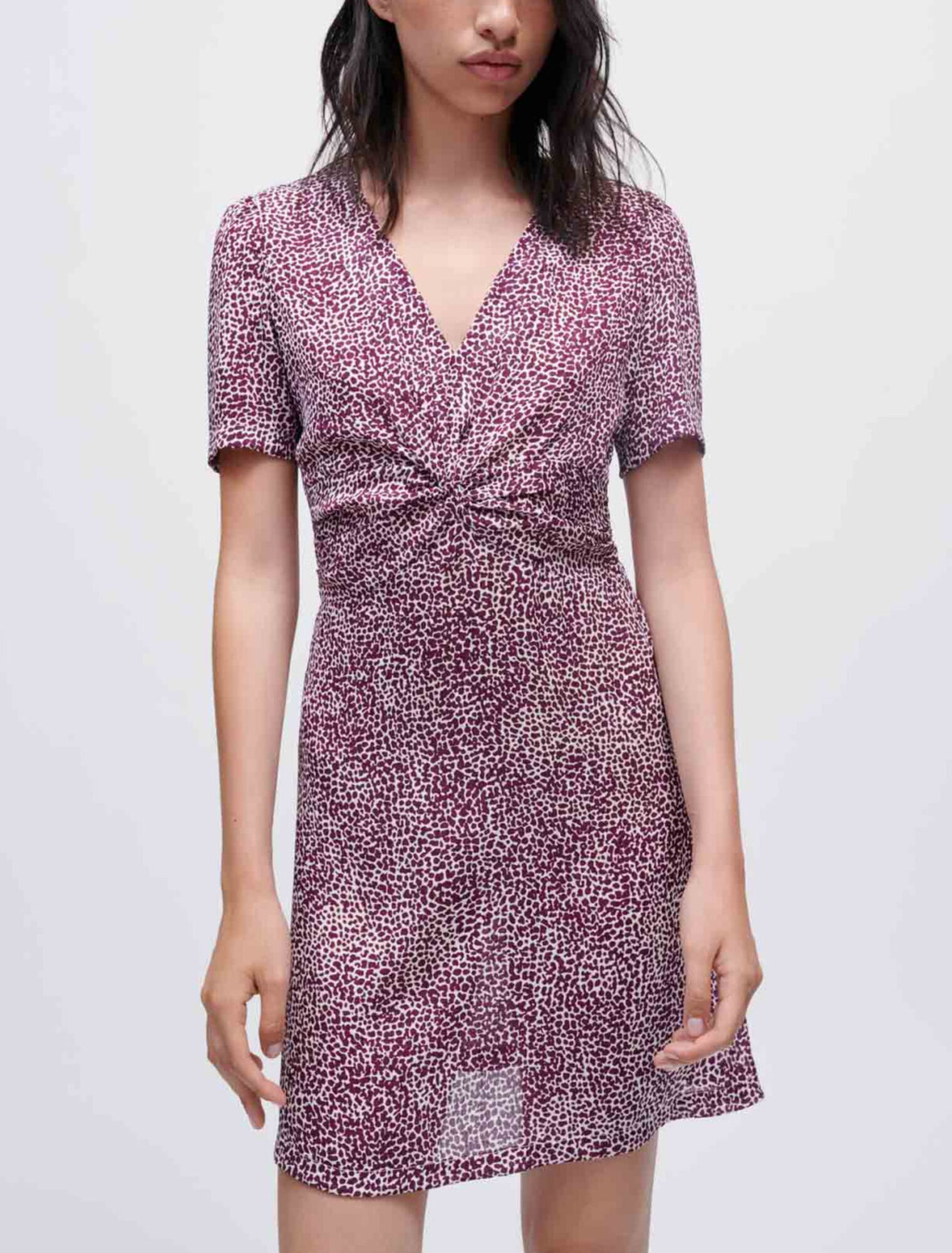 Vestido estampado leopardo