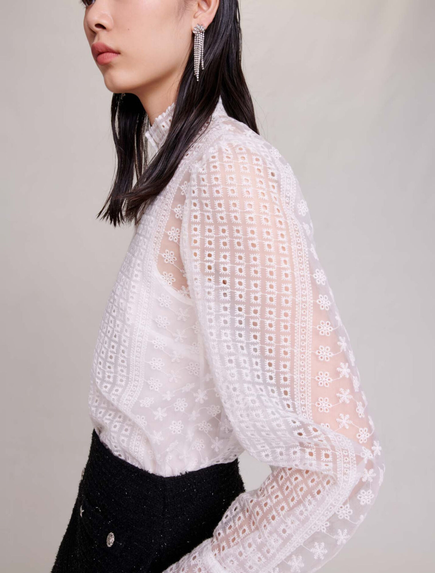 Camisa transparente