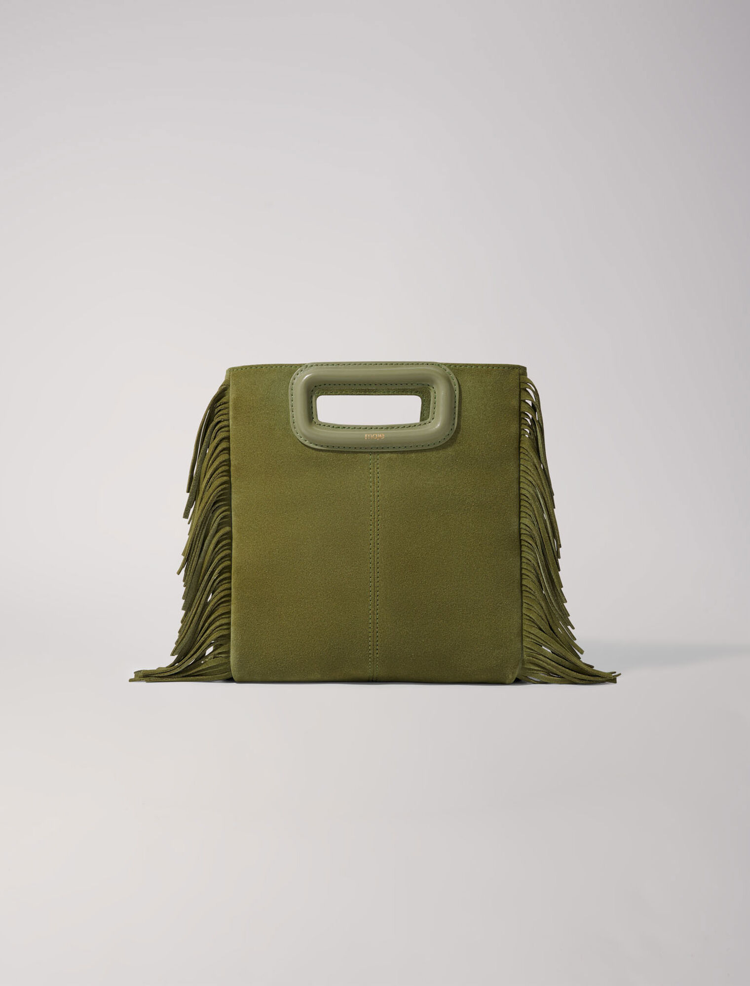 Bolso M de piel serraje