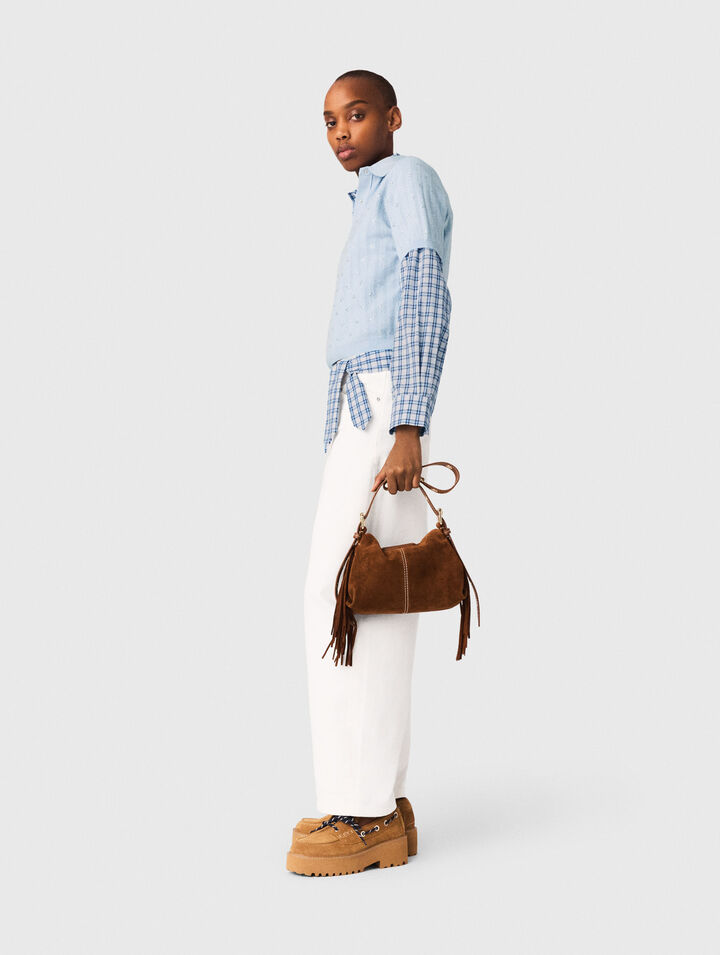 Jersey corto con strass