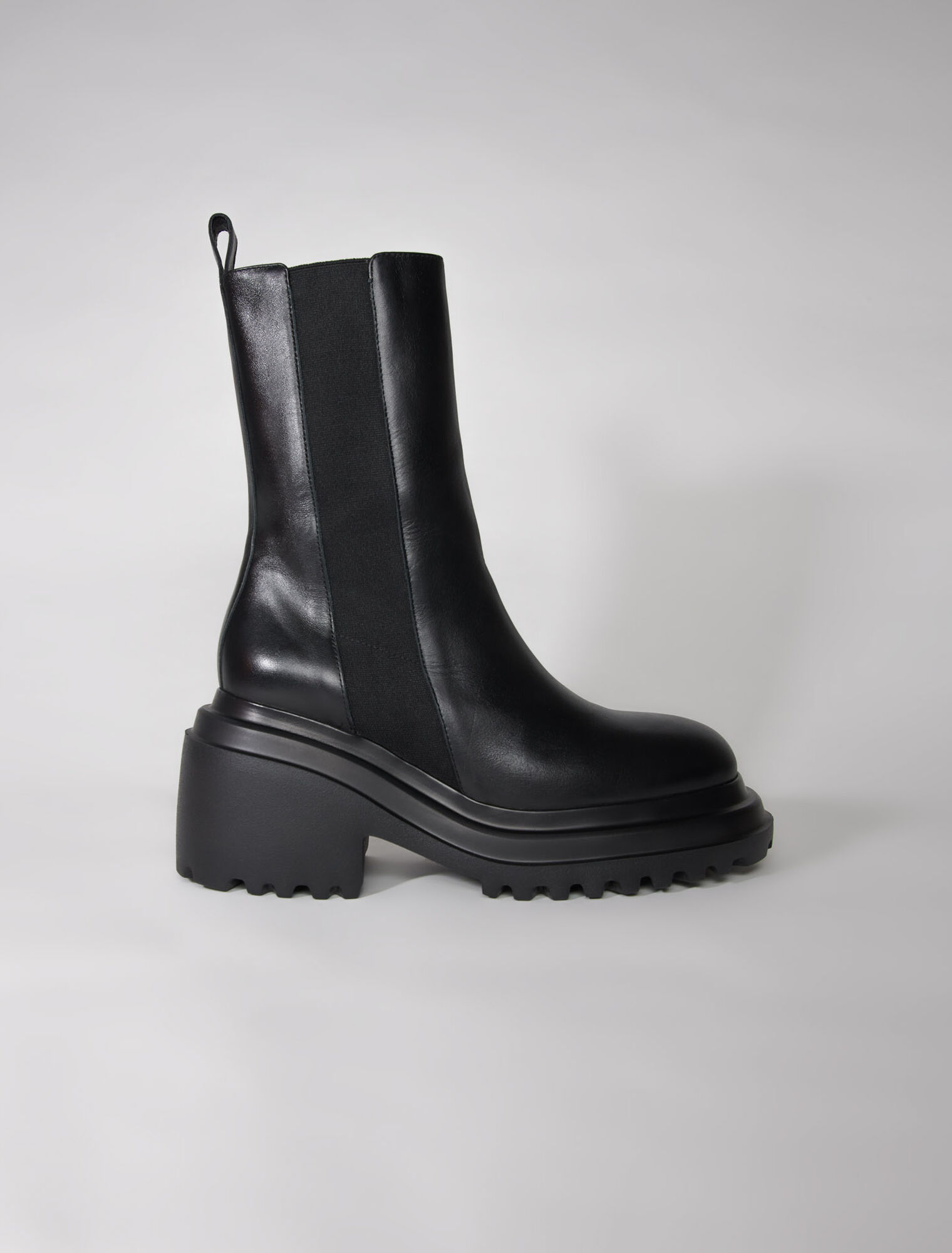 Botines de piel