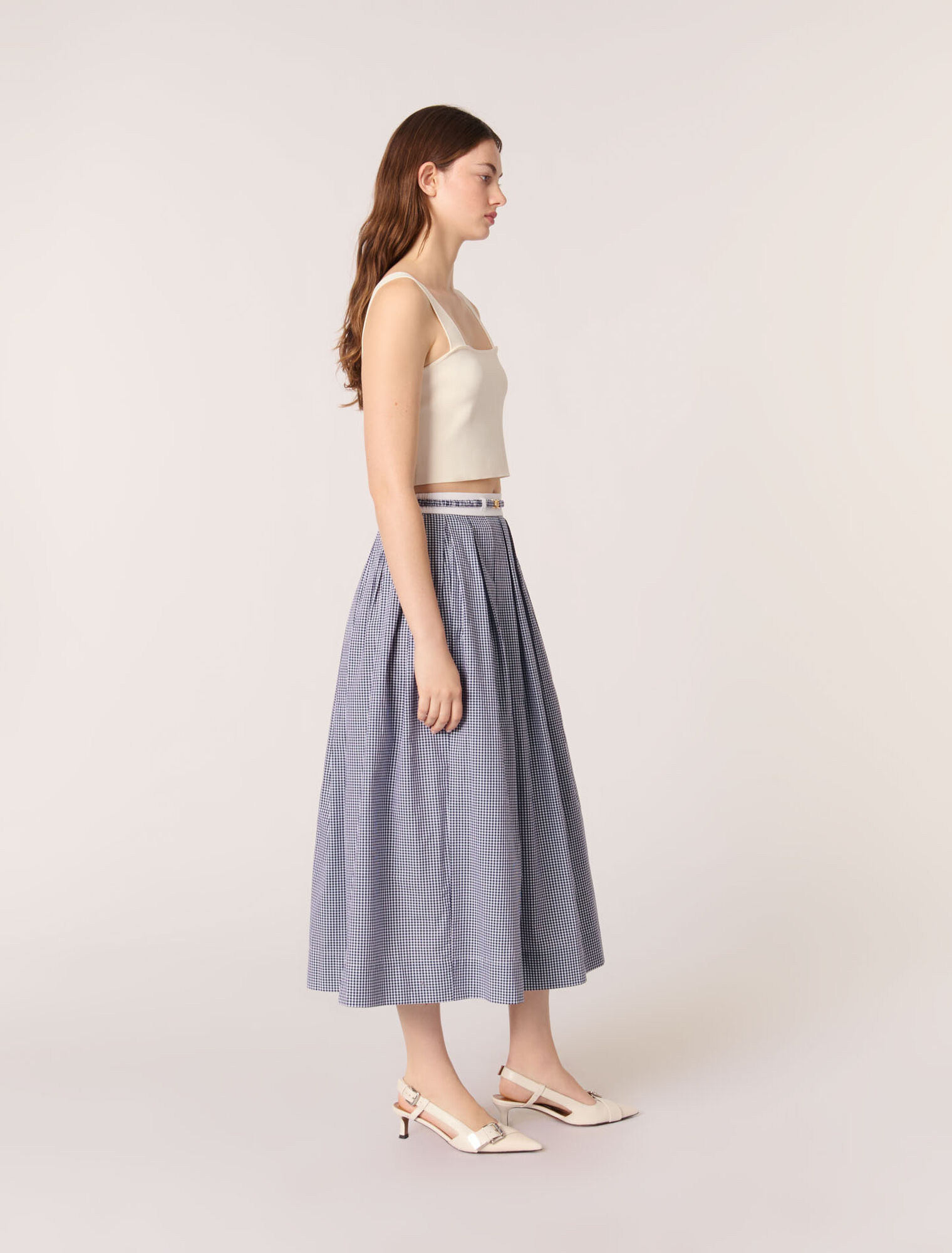 Crop top de punto