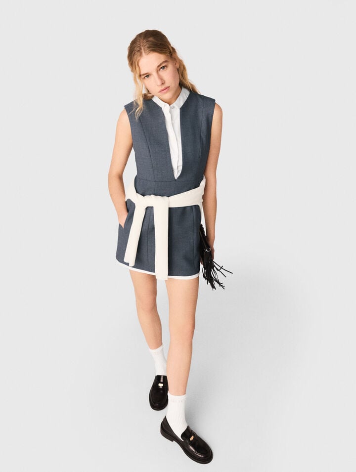 Vestido sastre trampantojo